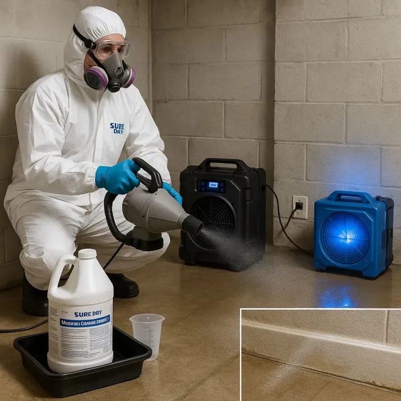 Sanitization and Odor Removal process in Homer, IL