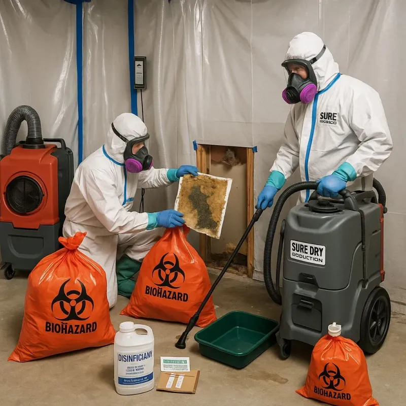 Contaminated Water Handling Protocols process in Homer, IL